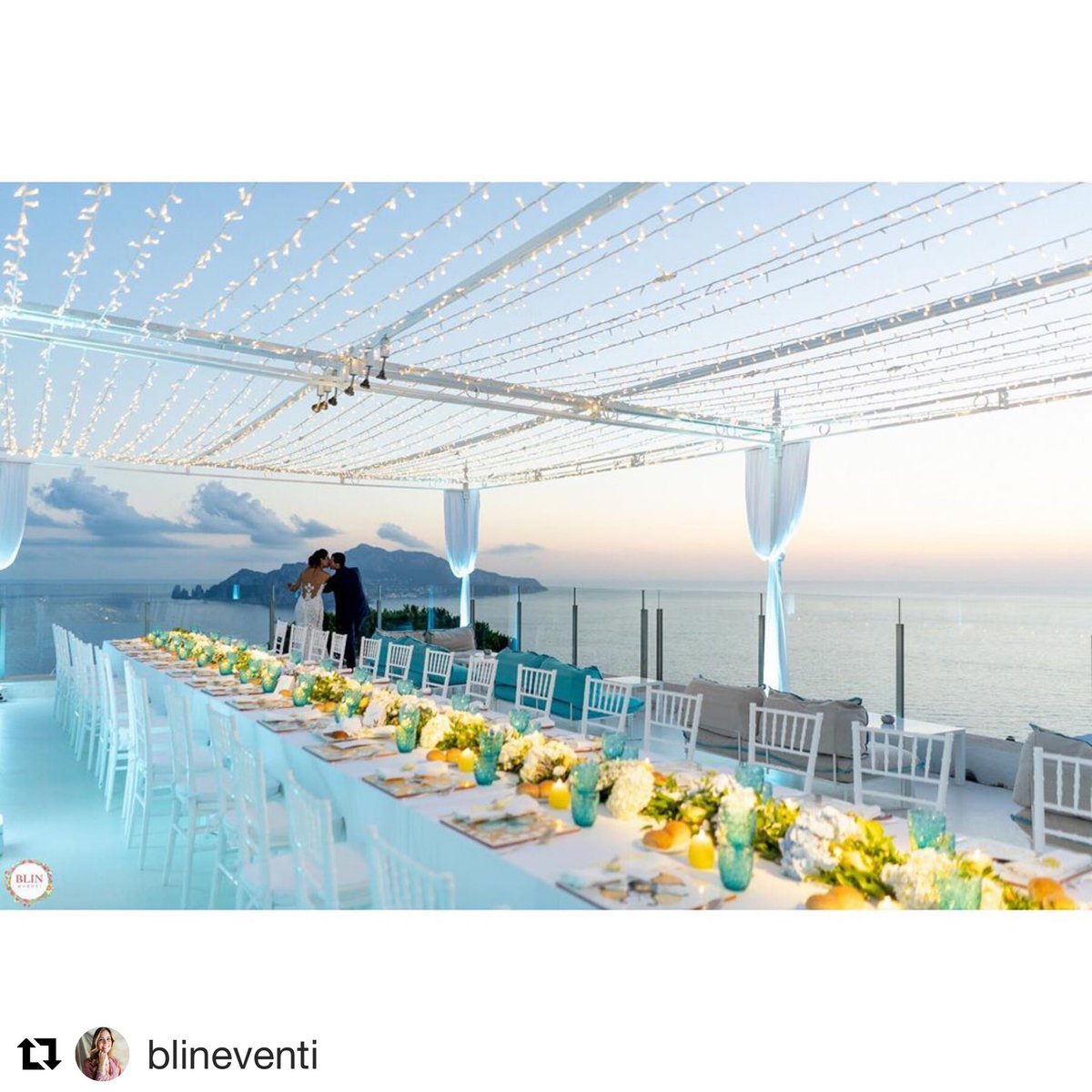 cc <a href="/BlinEventi/">Blin Eventi</a> #weddingplanner 
Il più fotografato, condiviso e apprezzato #matrimonio di questa stagione: il matrimonio di Raffaele e Fernanda al Relais Blu #wedding