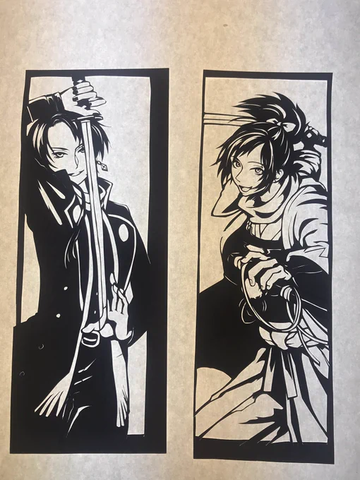 安定の切り絵も出来た!! 
