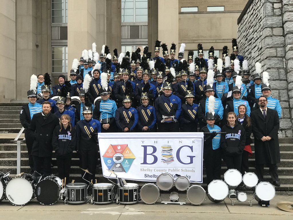 shelbycountysch's tweet photo. .@MLCTitanNation @MLCHSBands @RocketPrincipal bands joined forces to represent SCPS in the inaugural parade today! Watch for them in @KET from 10-12! #IL3 @JamesNeihof @JohnR_Leeper @DugleSusan @SCPS_Rock @TheSentinelNews https://t.co/Mpvcf89A4e