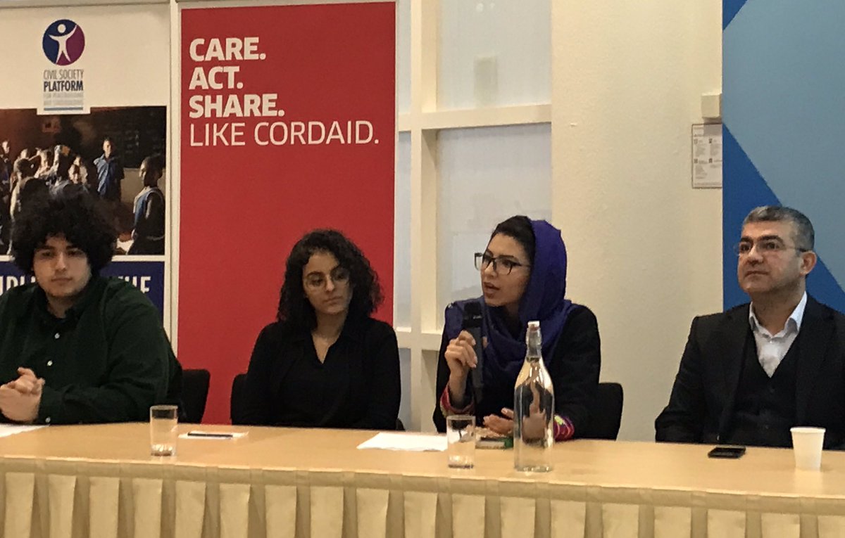 idps_cspps's tweet image. Great panel at Expert Meeting on ‘Youth Leaders as Positive Agents of Change’. Now speaking @SofiaRamyar of @APTYouth on reality of #UNSCR2250 in Afghanistan 🇦🇫 #ActOn2250  #ACT2250 @CityOfTheHague