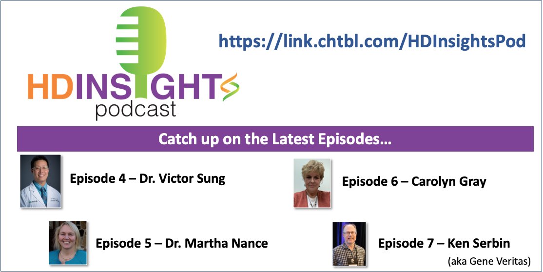 HuntingtonSG's tweet photo. Miss any of the latest HD Insights Podcast episodes? Catch up now before our final episode of the year next week. https://t.co/ydQ3wjjBSC #Huntingtonsdisease #HDInsights #NavigatingHD #Podcast https://t.co/cMP38dKB9T