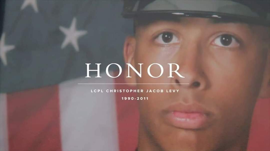 USMARINEMOMx5's tweet photo. Remembering my friend Amanda Jean Jacobs son...

LCpl Christopher Phoenix-Jacob Levy
Sep 5, 1990-: Dec 10, 2011
He was assigned to 1st Battalion, 6th Marine Regiment, 2nd Marine Division, II Marine Expeditionary Force, Camp Lejeune, N.C.
#sayhisname #neverforget #OneSixHard https://t.co/n0AU2aNfnH
