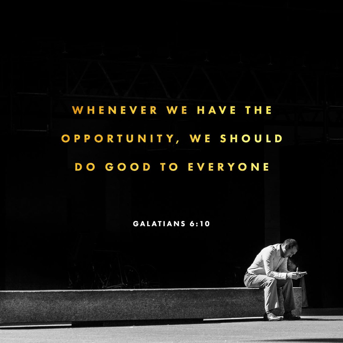 cd3425's tweet image. Therefore, whenever we have the opportunity, we should do good to everyone—especially to those in …
bible.com/bible/116/gal.…