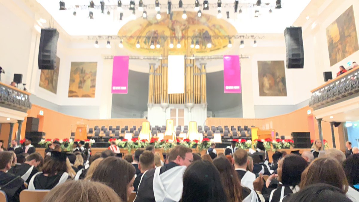 Destinyp2019's tweet photo. Graduation time for our founder Scott Russell at the Music Hall today!  congratulations!! https://t.co/KF091uBNbH