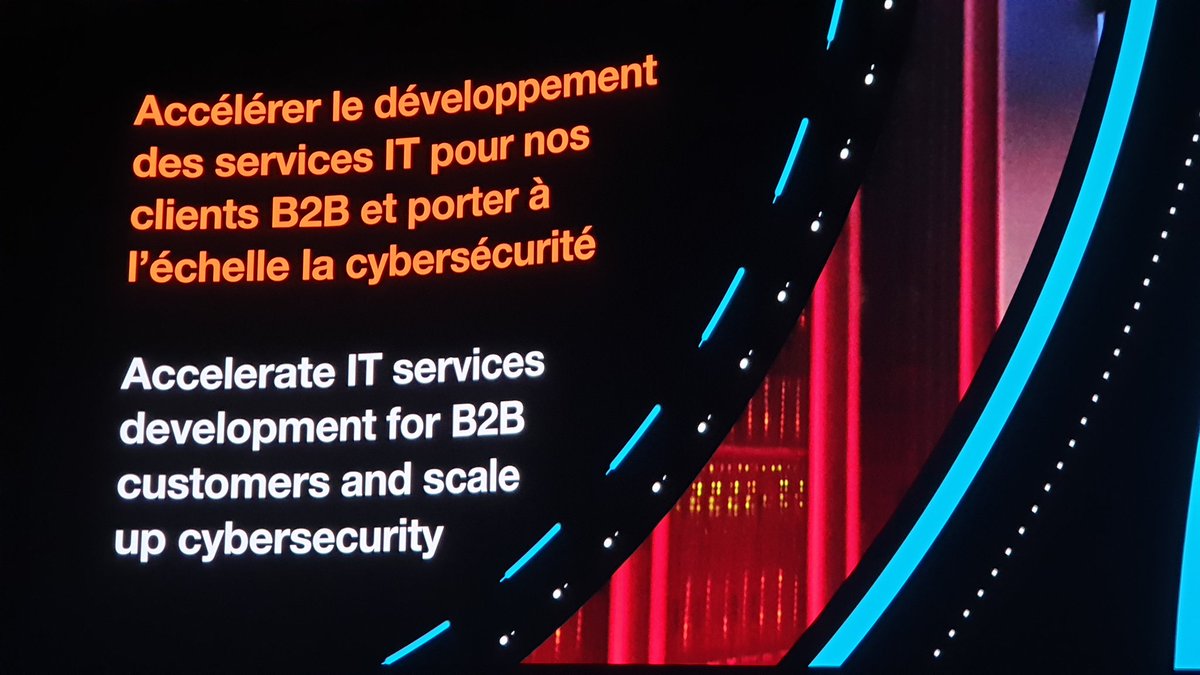 HelmReisinger's tweet photo. Today @srichard announced our new plan #engage2025 with @orangebusiness as one of 3 Orange growth pillars pushing 4 areas: cloud, cyberdefense, smart mobility and digital&amp;data services based on our network leadership in France and #SDWAN globally. @Ge_Pellissier @rfernandez https://t.co/0idb2VdQ8m