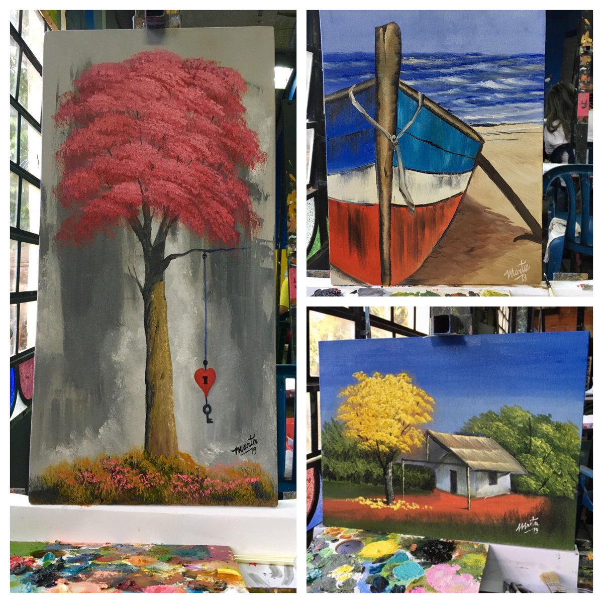 En estas fiestas queres regalar algo especial, regalá #arte 
Precios promocionales de cuadros! 🎨
