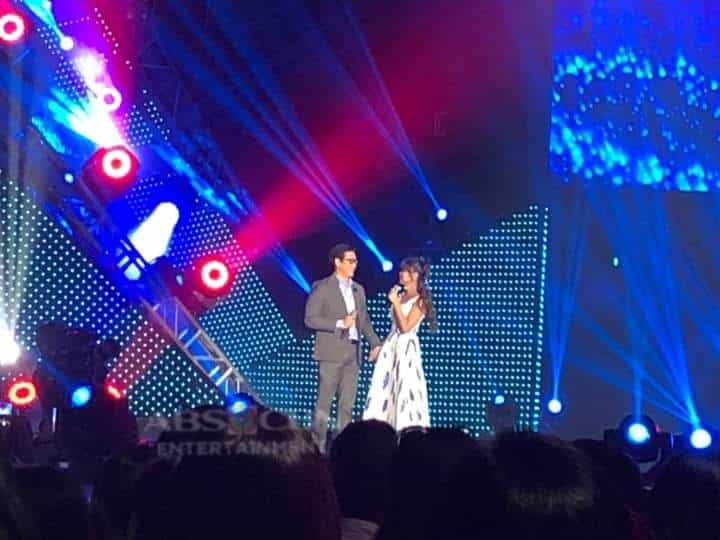 ABSCBN's tweet photo. Jodi Sta. Maria and Richard Yap at the #ABSCBNChristmasSpecial2019! To see moments from #ABSCBNChristmasSpecial2019, log on to https://t.co/iQjKn3w37w! https://t.co/61zZx2gcHf