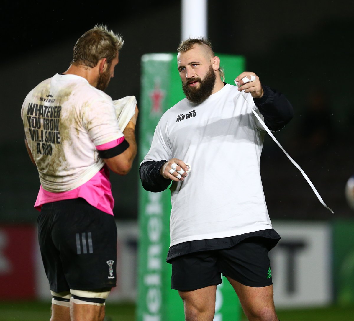 Want to win one of the warm-up shirts the squad wore against Bath? Let us know which player's shirt (or one signed by the starting XV) you would like and your bid in the comments below!

All proceeds go to our Ahead of the Game programme ran in partnership with <a href="/MovemberUK/">Movember UK</a>