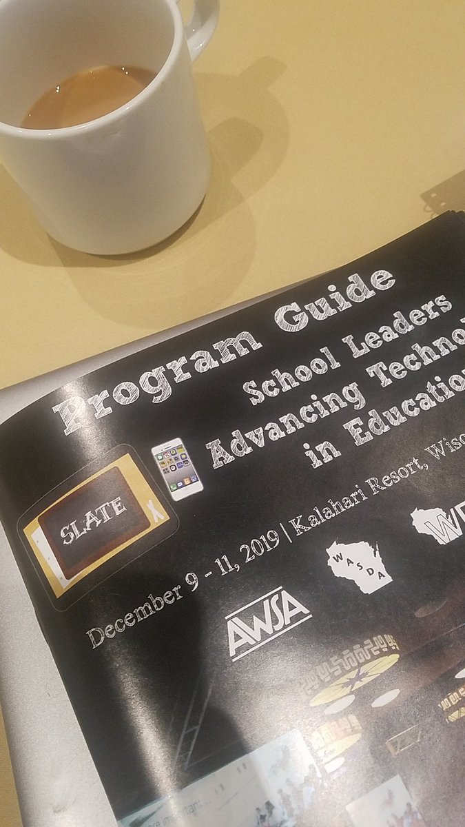 mrsjenbishop's tweet photo. Excited for a great day of learning! #SLATEinwi https://t.co/U689HcSsWK