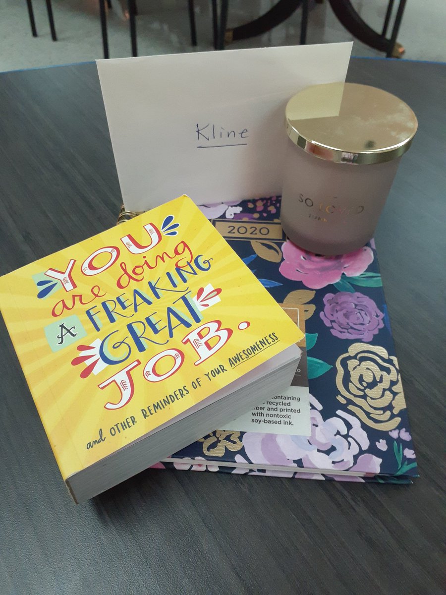 KlineHorizons's tweet photo. Got this wonderful gift from one of the teachers! https://t.co/bSvUmV0j5R