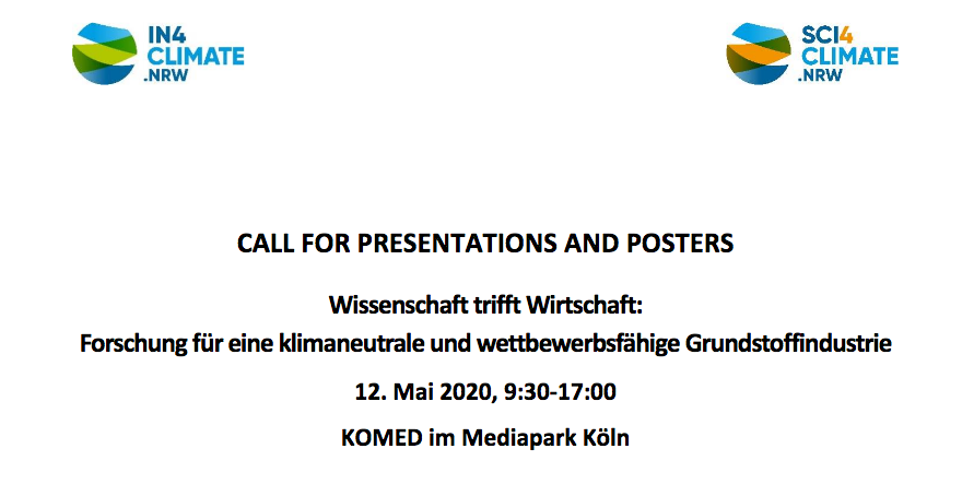 Wupperinst's tweet photo. #SCI4climate.NRW: #Wissenschaft trifft #Wirtschaft, um aktuelle Forschungsfragen zur klimaneutralen #Industrie zu diskutieren. Ein „Call for Presentations and Poster“ gibt die Möglichkeit, das Programm mitzugestalten. Jetzt einreichen! @IN4climateNRW
https://t.co/wCmBwXx3wO https://t.co/j6ThKtFcA7