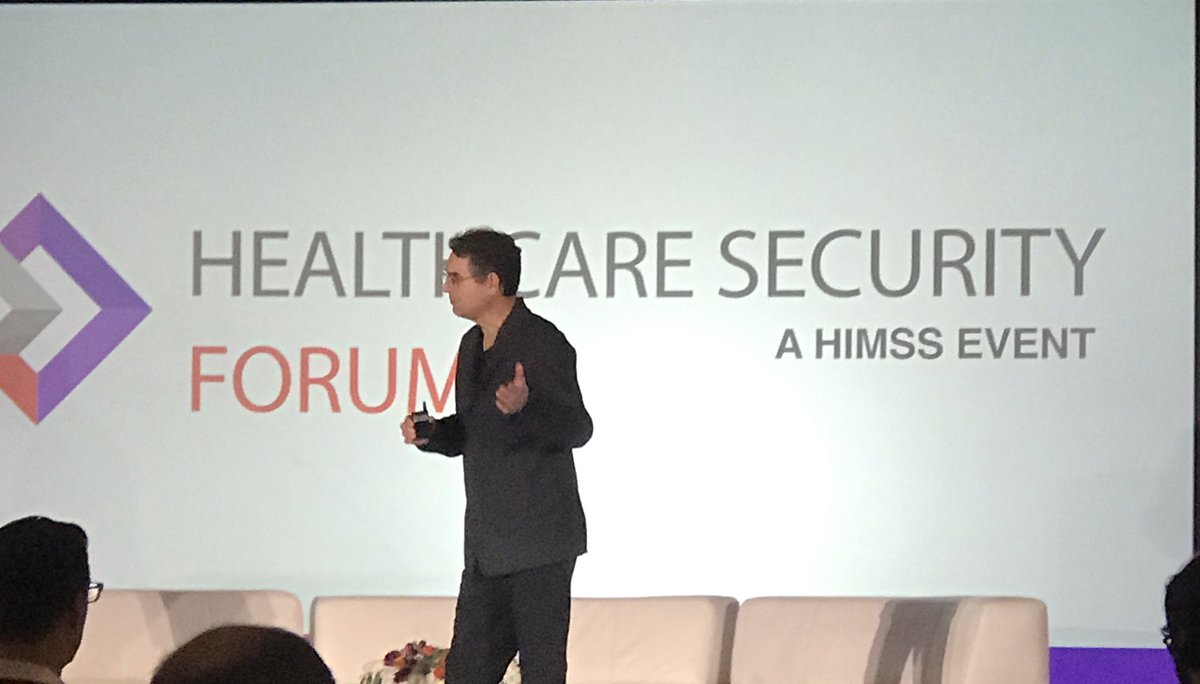 John Halamka MD gives great keynote @#HITsecurity conference. Lots to do!