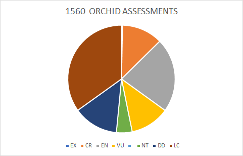 michaelffay60's tweet photo. With the new update of the #IUCN Global Red List (https://t.co/0He9XaEzM9) launched today, we now have assessments for 1560 orchid species, 46.5% of which are #threatened (CR, EN or VU). #Orchidaceae #RedList #IUCN #orchids #redlisting #conservation https://t.co/bGExwh4rSY