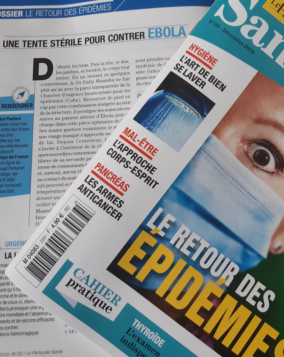 ClotildeCadu's tweet photo. Des CUBE pour lutter contre l'épidémie d'Ebola : une innovation d'@ALIMAong pour mieux prendre en charge patients et soignants. A lire dans le dernier numéro du @Le_Particulier Santé https://t.co/6kfoPylUkI