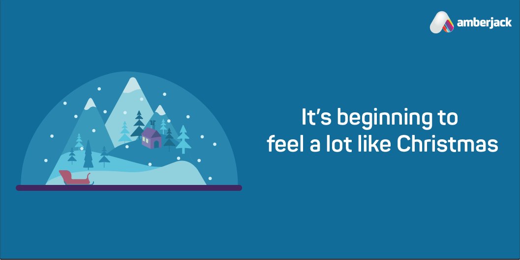 It's beginning to feel a lot like Christmas! The team at Amberjack are getting in the #ChristmasSpirit are you?🎄

If it's the one thing you do this Christmas, give 5 minutes of your time to someone else, it may help them more than you know... <a href="/t2twb/">Time To Talk West Berkshire</a>