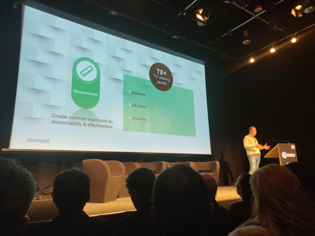 moshmellow's tweet photo. The power of collaboration session at #ftvads. @r_jamboretz from @amobee highlighting new exciting #measurement initiatives by #Oztam, @nielsen and #VideoResearch in Japan.
#nextgeneration #battlecry #datawars @streamhubuk https://t.co/dUhFeKRGZi