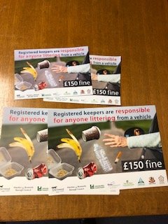KegworthPc's tweet photo. @NWLEnviro @AshbyTCouncil @KeepBritainTidy Thank you to Ian Webster @NWLEnviro for dropping off several posters for us to display in Kegworth to deter the litter bugs @KeepBritainTidy https://t.co/5xUpZKemkh