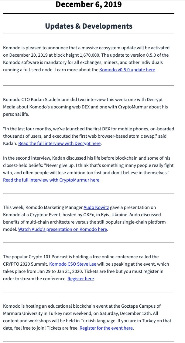 GleecCity's tweet photo. In case you missed it... here are the most important pieces of news we shared last Friday. If you'd like to get these updates before they're published to social media, then all you need to do is subscribe. 

https://t.co/6eSsbFDGhU

#blockchain #KMD #CryptoNews #newsletter https://t.co/xAqSTTiWDG