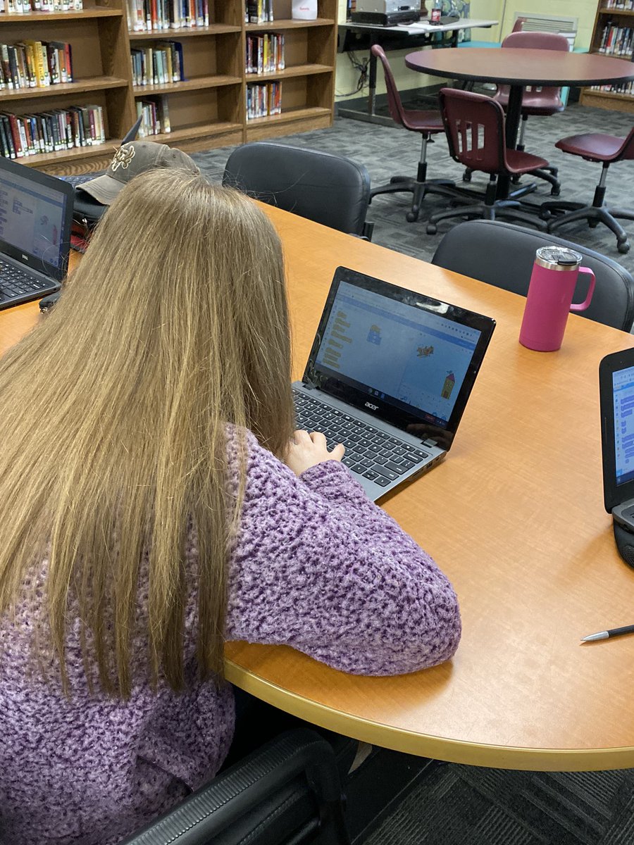 library_hhs's tweet photo. Celebrating Hour of Code
@ALALibrary @GoogleForEdu 
#readytocode #csfirst #CodeYourHero https://t.co/Ip6A98p9KT