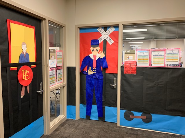 HBEhornets's tweet photo. Hop on the 3rd Grade Polar Express! HBE 3rd Grade teachers decorated their hallway in a fun and unique way to motivate their students and show of their amazing reading and math work! #CollaborativeSpirit #WeLoveOurTeachers #HBEproud @HornetsBuzzing https://t.co/B460RKYEWE