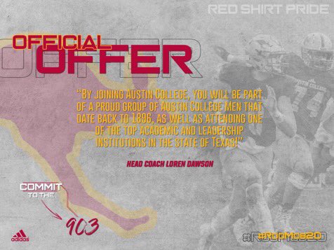 acraw2raw's tweet photo. EXTREMELY Blessed to have received my first offer to play football at the next level! #RooNation🦘@CoachJoe_Morgan https://t.co/DSqP9i6Zwv