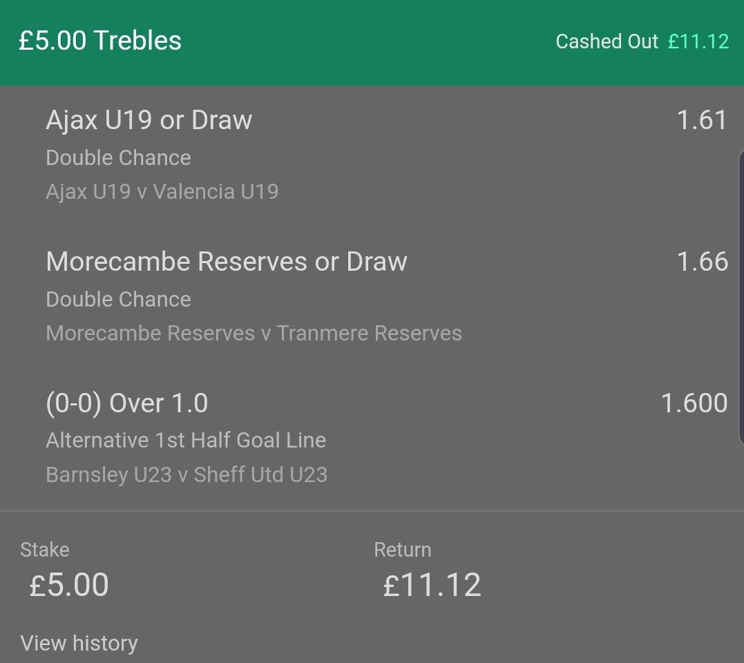 notch_tips's tweet image. Cashed out for just over 2u. Not worth it for the difference in my opinion!