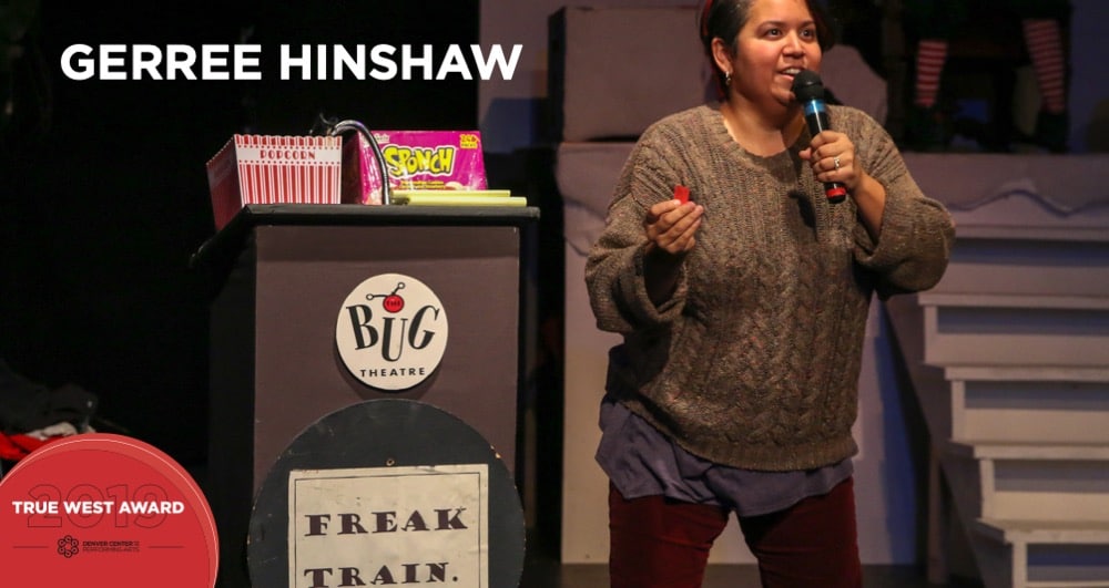 MooreTheatre's tweet photo. Since 2000, @GerReeHinshaw has been one with the freaks as host of #FreakTrain, a monthly talent apocalypse at @TheBugTheatre. “Working with GerRee is like working with a hug,” said her director in @The_Aurora_Fox's "Miss You Like Hell." @quiarahudes
--> https://t.co/dVyBIhVkaw https://t.co/OKw21HFLVN