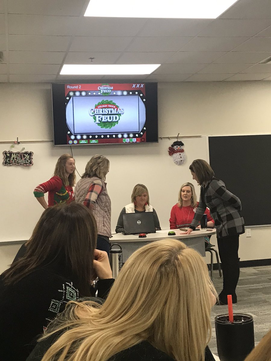 Having a little Feud at our counseling PLC this morning <a href="/jjfarber831/">Jamie Farber, Ed.D.</a> #familyfeud