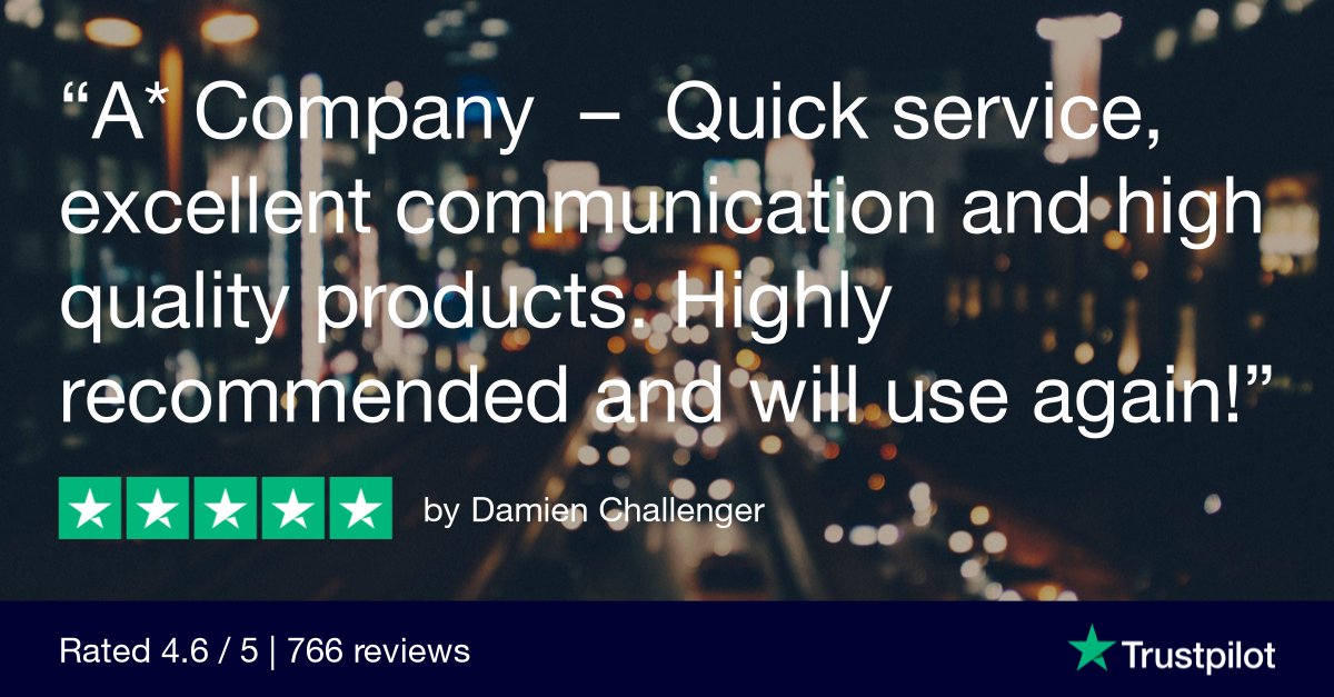 Fastlabelscouk's tweet image. Thank you for the A* review Damien! 

#FastLabels #TrustPilotReview #ProductLabels
