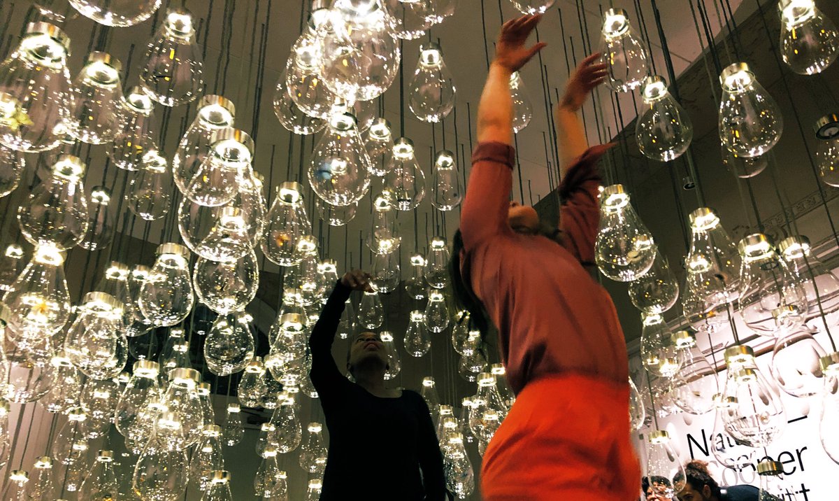 coreytimpson's tweet photo. So pleased @SinaBahram &amp; I were included in @CooperHewitt’s #InteractionLab #BodyStorming #Access Amazing work by the dancers using gallery space + our bodies to explore #inclusion #access and #pluralism of #perspectives. #a11y Brilliantly done @rachelginsberg https://t.co/9Am3KdSp6g