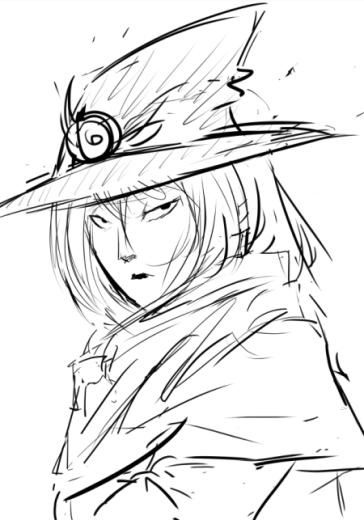 yoshitaka amano sketch 