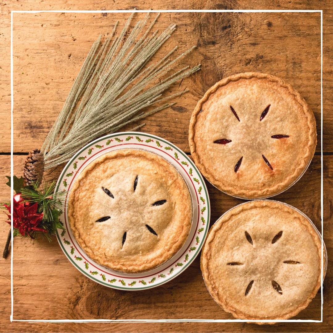 Don’t forget about pie!  🥧 Satisfy your holiday sweet tooth with one of our pies made with fresh ingredients. We have a variety of options like pumpkin, cherry, apple, and more. Order yours today at the cafe! ⁣Link on our website or visit the cafe.