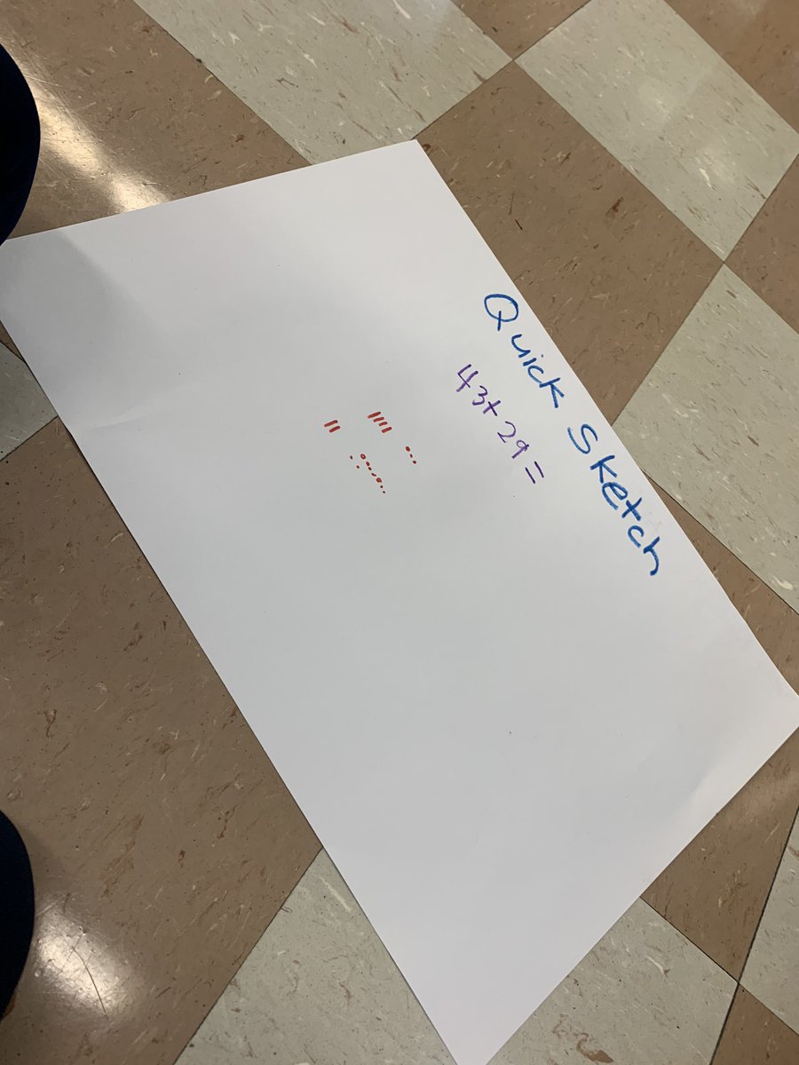Ms_Burlew's tweet photo. Making anchor charts for our addition strategies that we have learned! These kids are pros and can teach the class!!!! https://t.co/3B9z3qg4tq