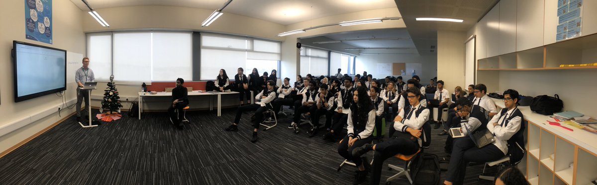 RCunningham82's tweet photo. We had the pleasure today @GIS_Gems to be visited by @KognityEd Co Founder Sebastian, &amp; @RichardKognity for a Q &amp; A with DP1. GIS students spoke highly of Kognity as a learning tool in DP studies, with both gentlemen praising the positive atmosphere at the school! #WeRGIS #Edtech https://t.co/d1TfPunTqh