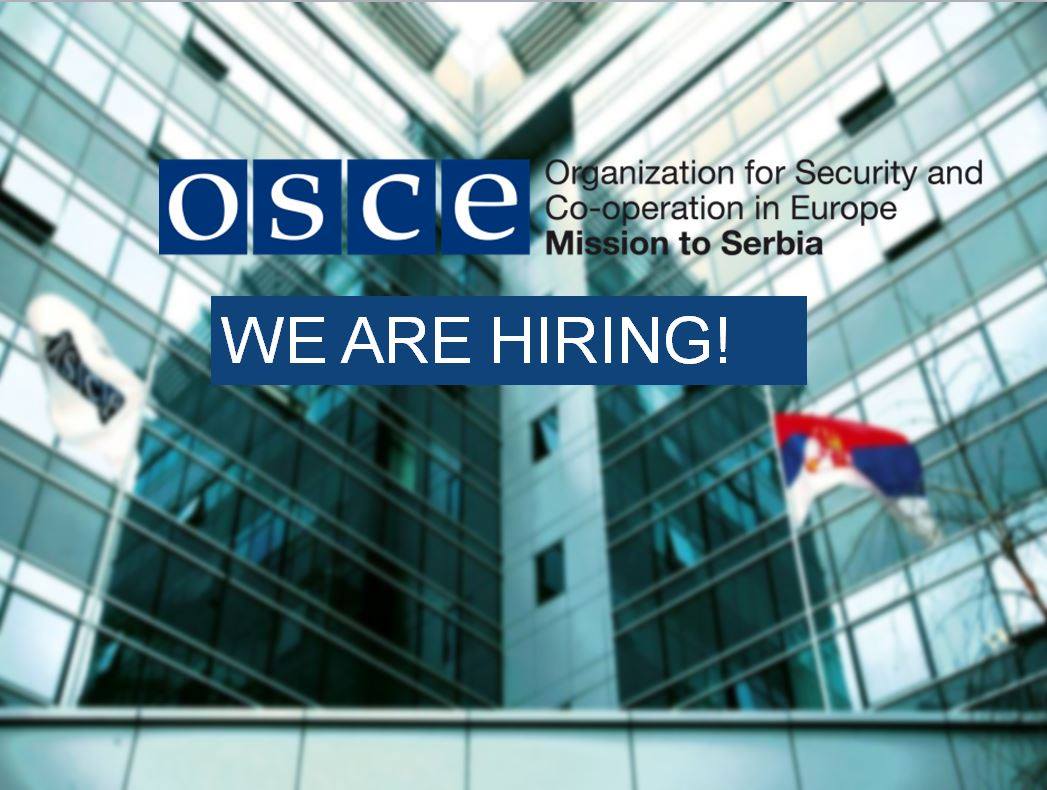 📢...We're hiring! A vacancy is available for an Intern, Office of the Head of Mission in Novi Pazar 🇷🇸

⏰ Apply before 13 January 2020 - 23:59 Central European Time (CET/CEST)

✏️ For more info: jobs.osce.org/vacancies/inte…