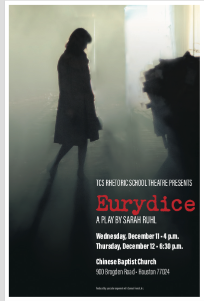 tcshouston's tweet photo. Don't forget to join us at one of these two performances of Eurydice, presented by the TCS Rhetoric Theatre Department. https://t.co/ApdF0BM7OK