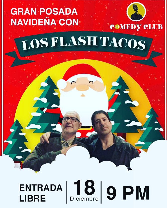Nos vemos este 18 de Dic.  21 hrs En @elcomedyclubmx con LOSFLASHTACOS . A&amp;B.