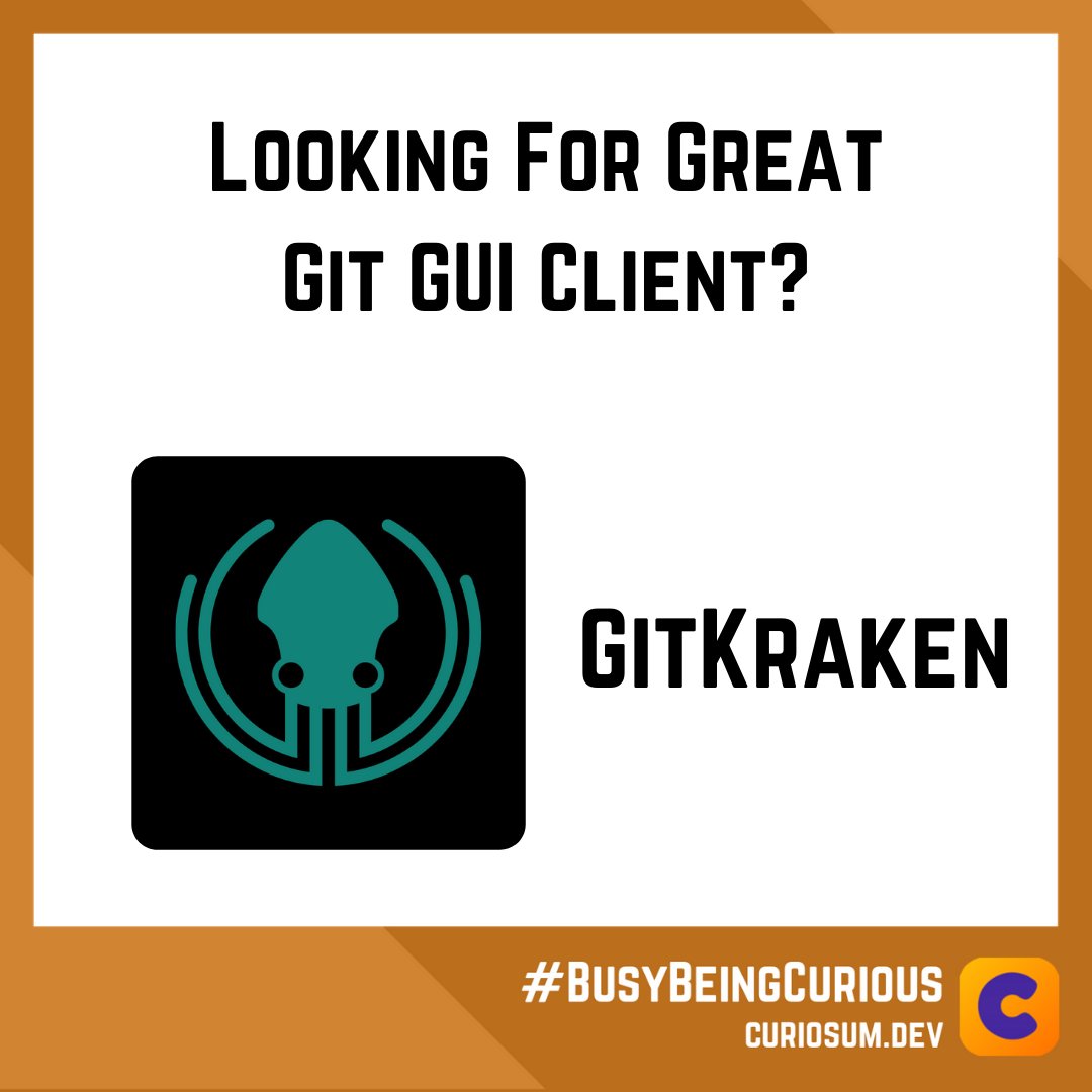 curiosum_dev's tweet image. For some people, when it comes to Git, the terminal is enough. If you're not one of them you might want to check GitKraken. It's great for resolving Merge Conflicts and adding specific lines of code to commit 😉
#git #tools #programmingtools #software #code #coding #programming