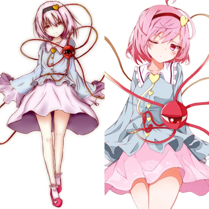 3年前の絵と最近の絵
同じキャラで比べると成長を感じる!!!! 