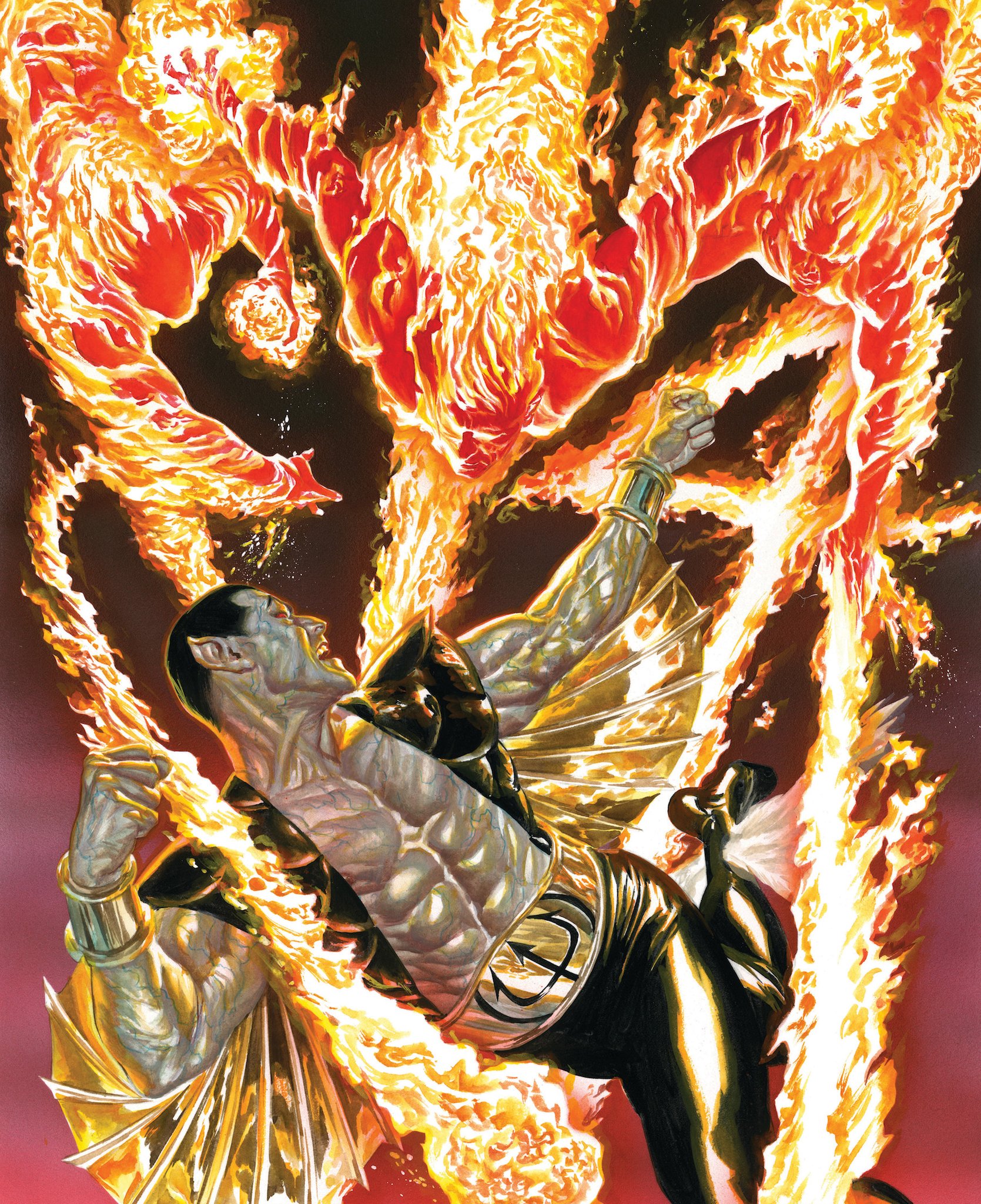 Human Torch Vs Ghost Rider