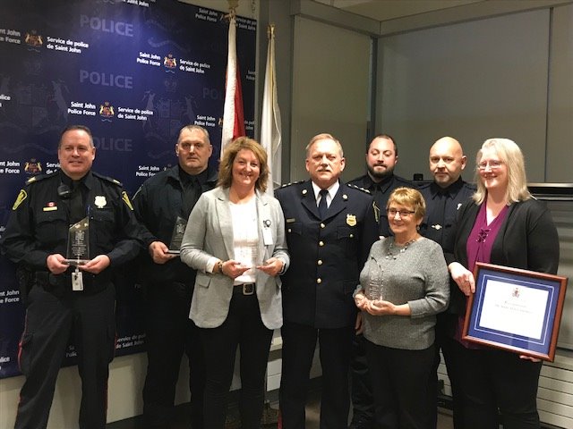saintjohnpolice's tweet photo. SJ Police Commission and SJPF proud to honor both sworn and civilian members for their continued support. 

Thank you for all that you do to make our organization and community stronger! https://t.co/cD3AEjVpiv