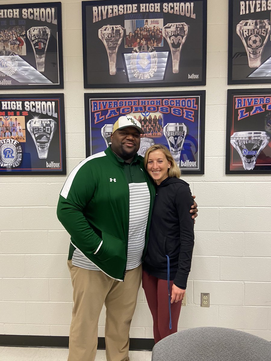 andrejones1185's tweet photo. It was a great day for high academic student athletes as @DLRunStoppers and @WMTribeFootball stopped by with our Rams! Always appreciate you Coach Carter and the morals and class that you recruit, @CoachMikeLondon made a great choice #gogo #gotribe https://t.co/pQ4Co9CLVs