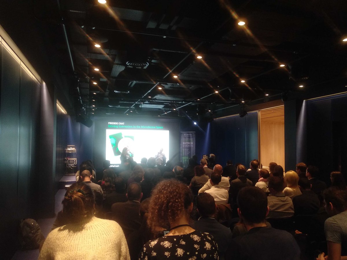 Labiotech_eu's tweet photo. #LBRefresh London is LIVE now! @MicrobioticaLtd CEO Mike Romanos and GammaDelta Therapeutics CEO Paolo Paoletti will speak about the new technologies building the future of #biotech! Are you sitting in the audience? Get your questions ready! #networking #London @stanhopeplc https://t.co/OOXsS8j9TD