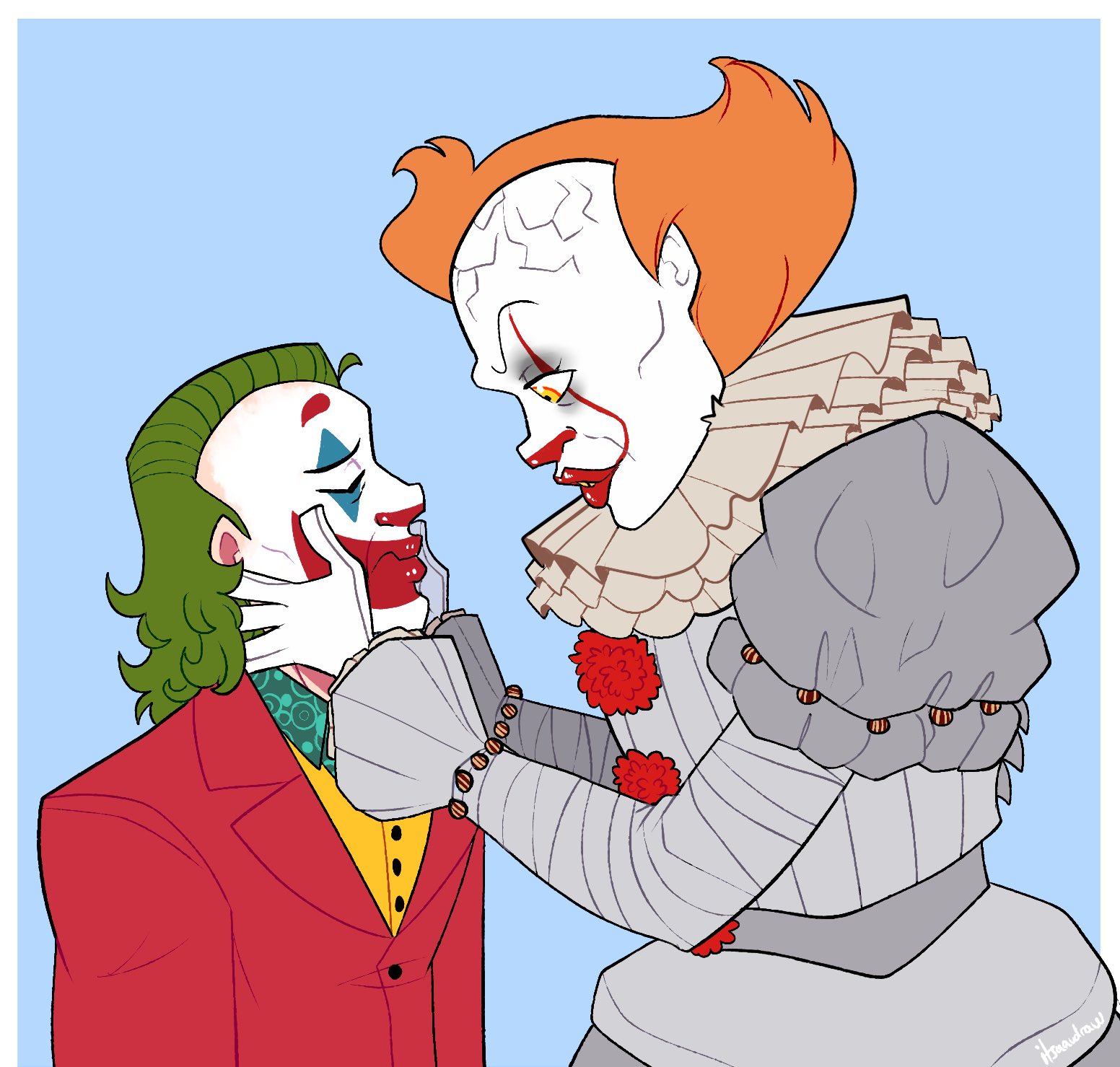 And you have my pity. #joker #Pennywise” .