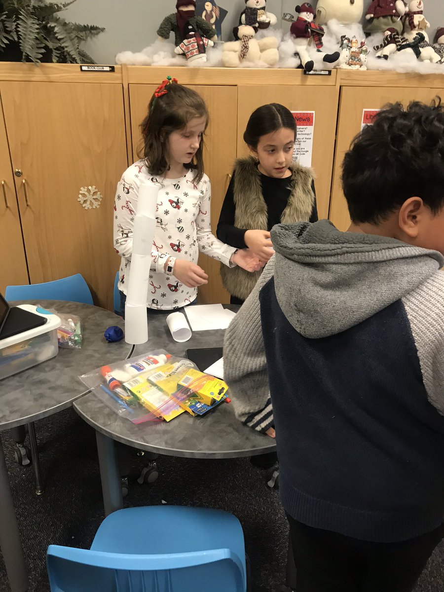 MrsAndrasco's tweet photo. 3rd graders in library today putting their engineering skills to use by working in groups to build a paper tower; an activity that goes along with our schoolwide book, Wishtree! #Patriots135 #welovelibrary https://t.co/Ywvwx9zHpP