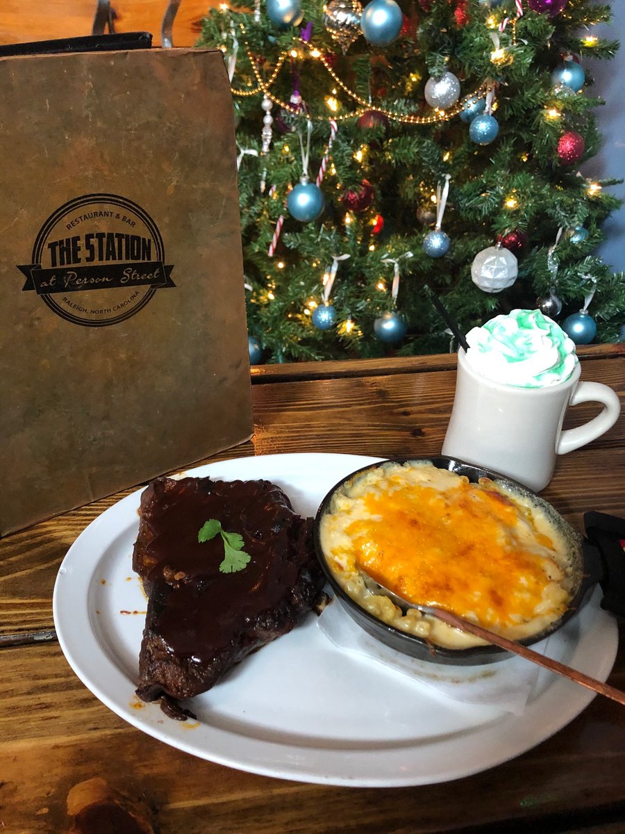 Today is Tuesday so what does that mean?!?! New food specials at The Station! Come try Chefs house made BBQ sauce lathered all over ribs that fall off the bone! Comes with our delicious Mac and Cheese! Check out our new website! stationraleigh.com. Trivia tonight 8PM!!