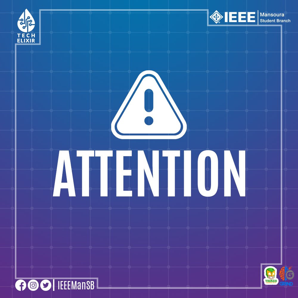 IEEEManSB's tweet photo. بناء على طلب كتير من الناس، دلوقتي بنوفر وسيلة حجز تانية "Online" عن طريق رسايل الصفحة، بحيث إنك تبعتلنا معلوماتك وتحجز مقعدك وتقدر تدفع يوم الإيفنت عادي بإذن الله..
*المعلومات: الاسم، الإيميل، رقم الموبايل والكلية.
#TechElixir
#IEEE_ManSB https://t.co/JcKotE8L8w