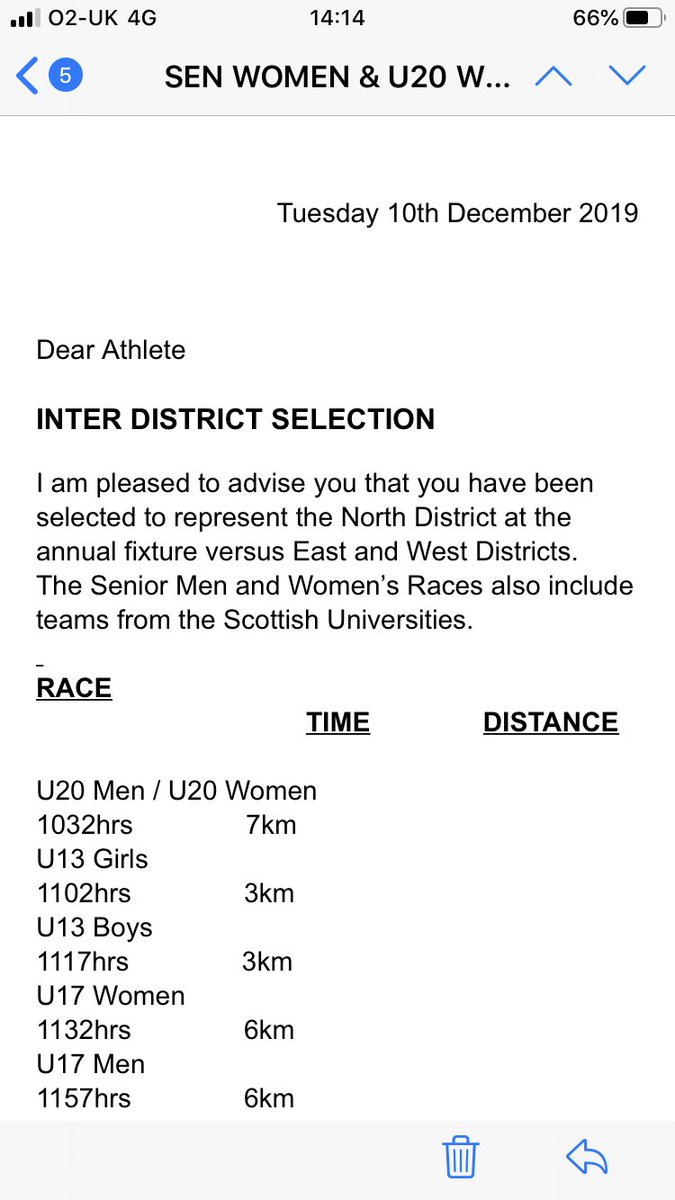 Attwood7Sarah's tweet photo. Nice surprise in my inbox today..gutted it clashes with the brass monkey and my trip to York..#notenoughweekends #brassmonkey2020 #crosscountry #scottishathletics #britishathleticscrosschallenge https://t.co/I8ymz2vxR1