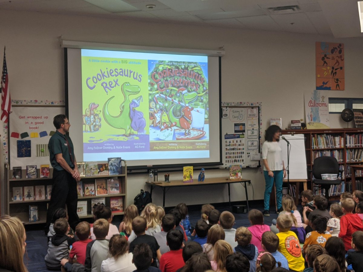 JDHullHeroes's tweet image. Author's Amy Dominy and Nate Evans stopped by to visit with our Hull students to create a story and illustration!   @ChandlerUnified @JanePto