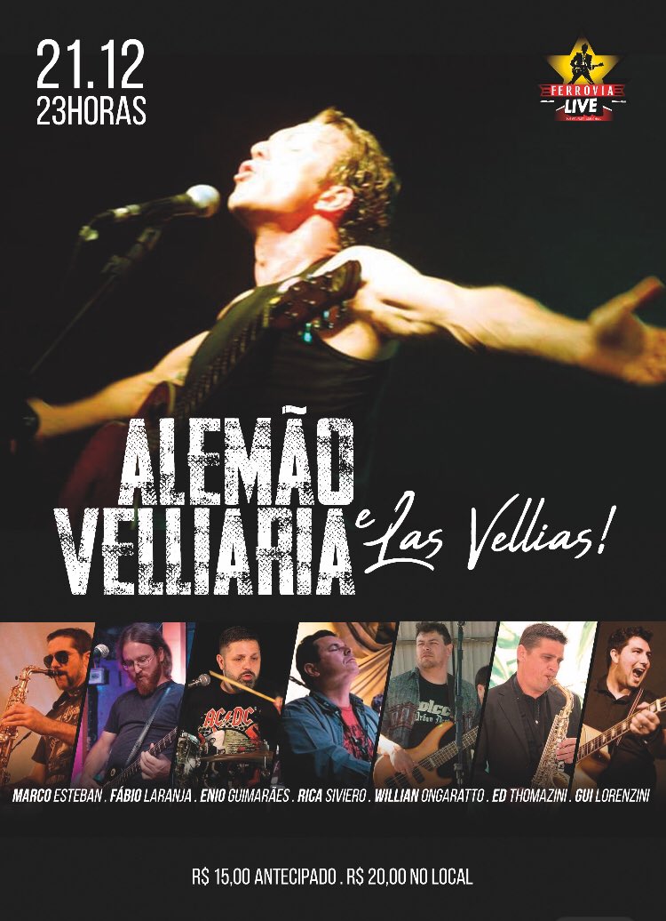 FerroviaLive's tweet photo. Dia 21/12 bora curtir esse baita show com a gente e esses caras que são feras!!! https://t.co/2alKvBK6Fu